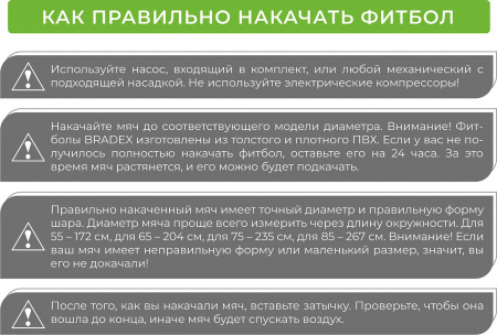 Мяч для фитнеса «ФИТБОЛ-65» Bradex SF 0718 с насосом, фиолетовый Мяч для фитнеса «ФИТБОЛ-65» Bradex SF 0718 с насосом, фиолетовый