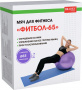 Мяч для фитнеса «ФИТБОЛ-65» Bradex SF 0718 с насосом, фиолетовый Мяч для фитнеса «ФИТБОЛ-65» Bradex SF 0718 с насосом, фиолетовый